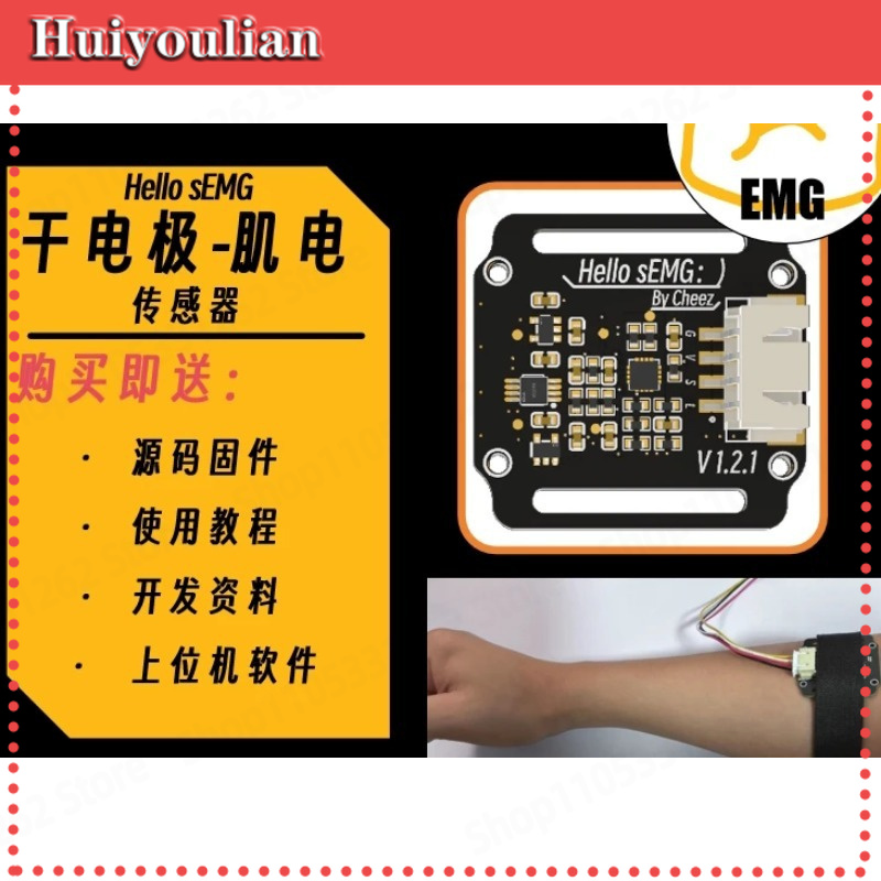 Muscle Sensor Emg - Electrodo Seco para Electromiografía (EMG), Sensor