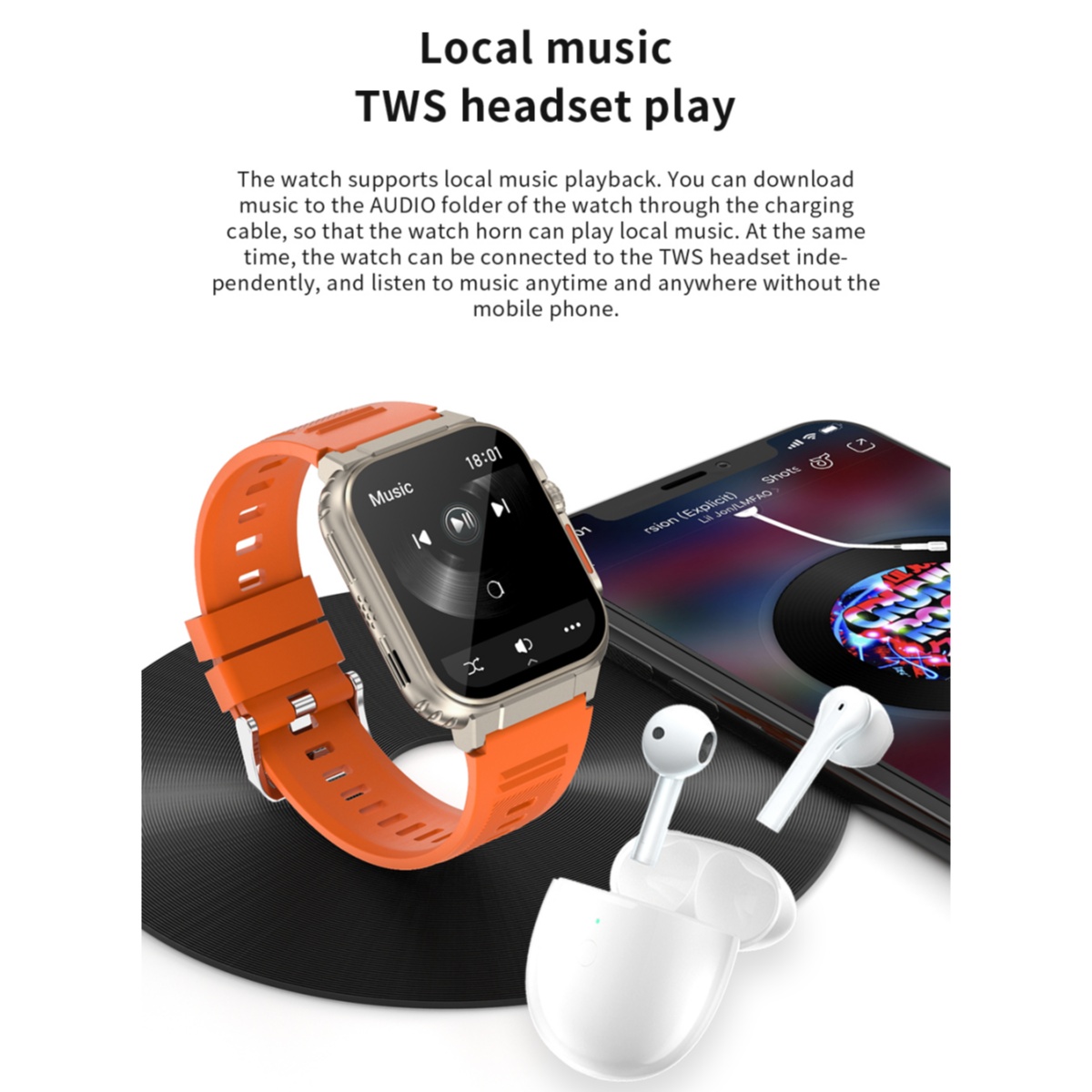 Reloj Inteligente S12 Ultra MA - Fall Detection Watch reseña y precio